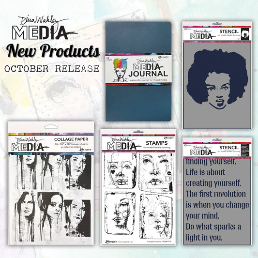 Ranger Dina Wakley MEdia October 2025 Complete Collection