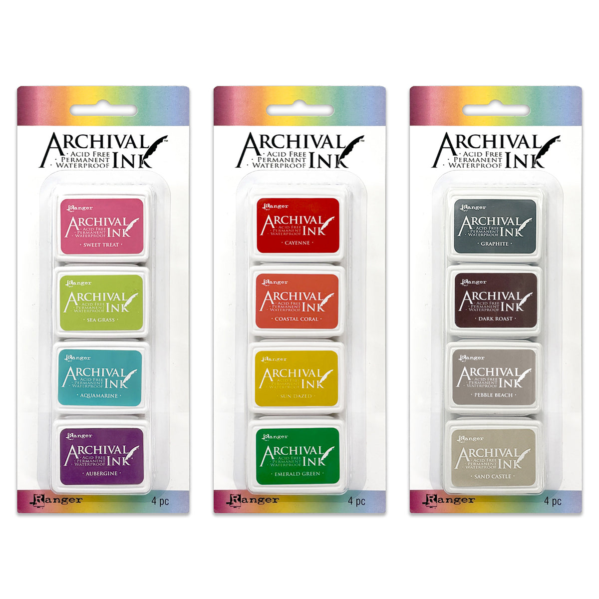Ranger Mini Archival Ink™ Pad Kits 5,6,7 Complete Collection