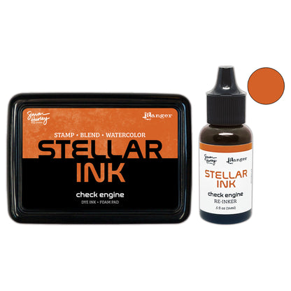 Ranger Simon Hurley create. Stellar Ink Pad & Re-Inker - Check Engine
