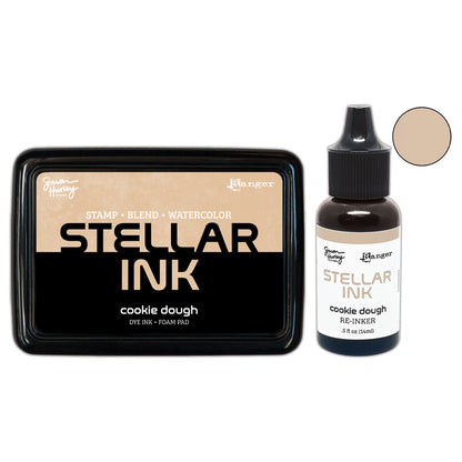 Ranger Simon Hurley create. Stellar Ink Pad & Re-Inker - Cookie Dough