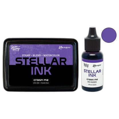 Ranger Simon Hurley create. Stellar Ink Pad & Re-Inker - Crown Me