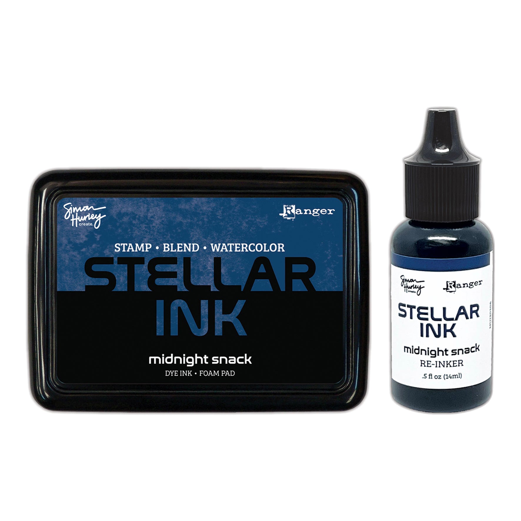 Ranger Simon Hurley create. Stellar Ink Pad & Re-Inker - Midnight Snac ...