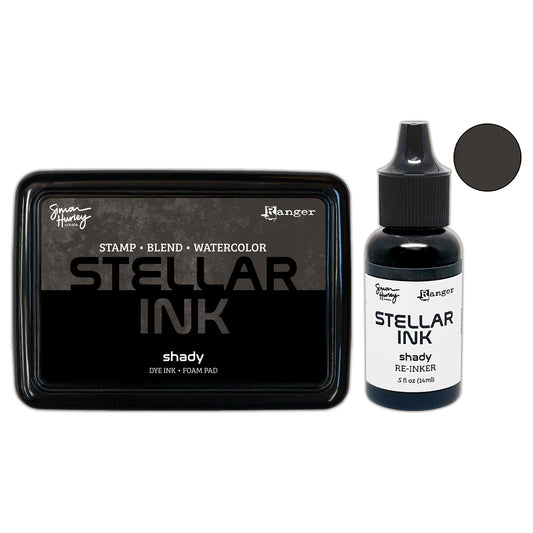 Ranger Simon Hurley create. Stellar Ink Pad & Re-Inker - Shady