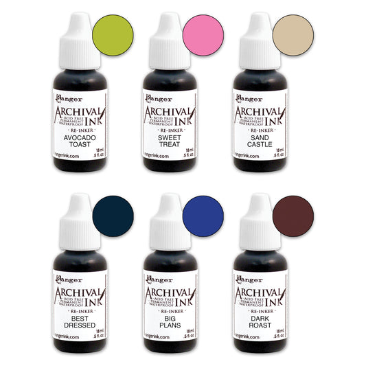 Ranger Archival Re-inker 2026 New Colours Bundle