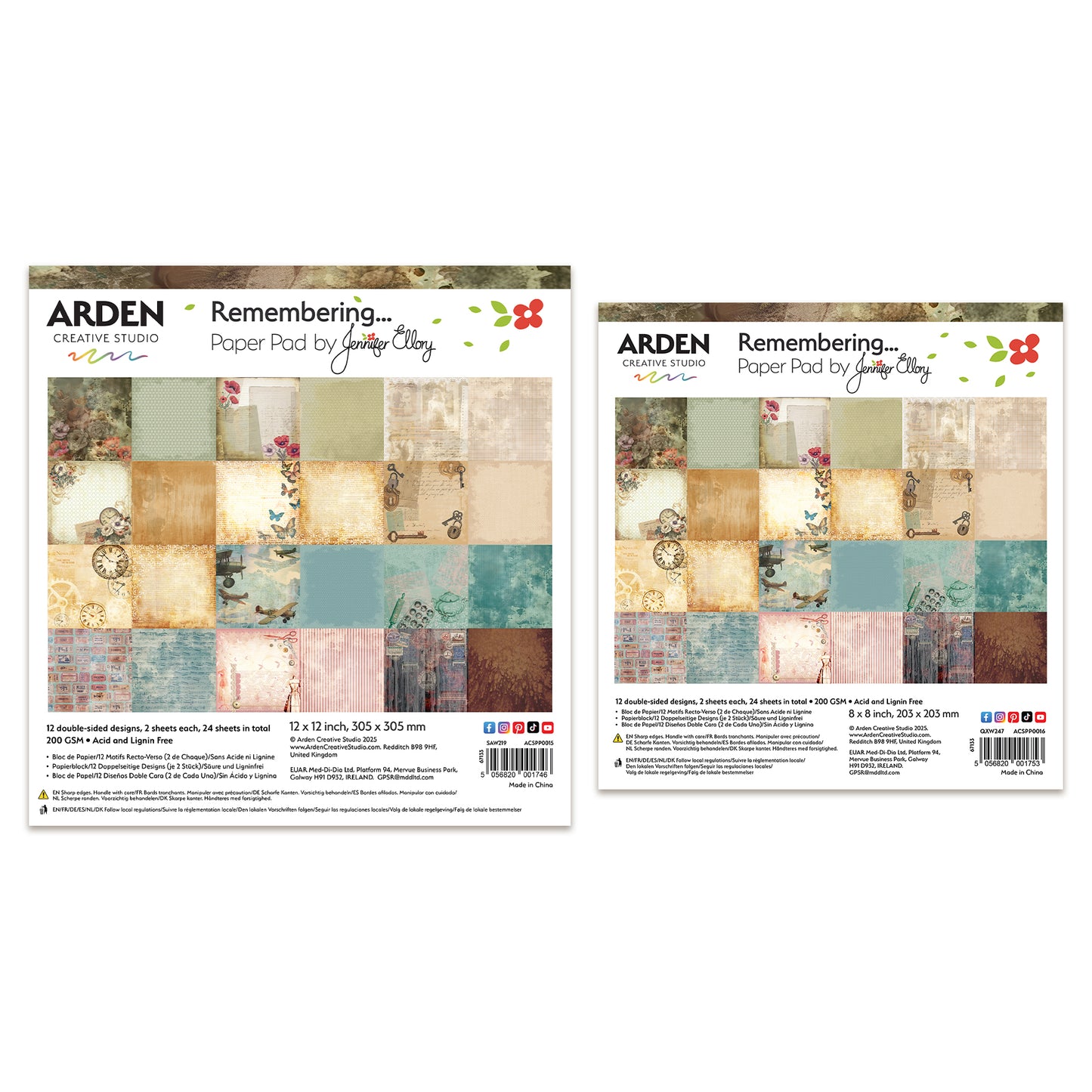 Arden Creative Studio Remembering... Paper Pad Bundle