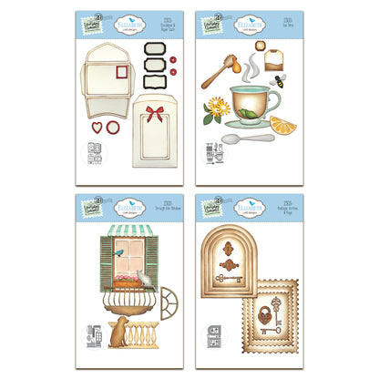 Elizabeth Craft Designs Romantic Revival Die Bundle 1