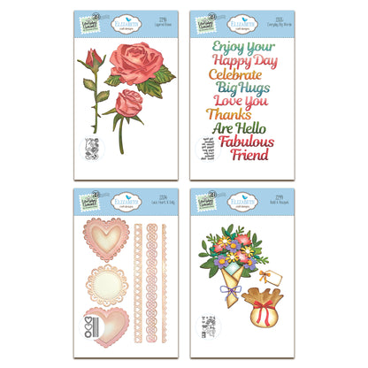 Elizabeth Craft Designs Romantic Revival Die Bundle 2
