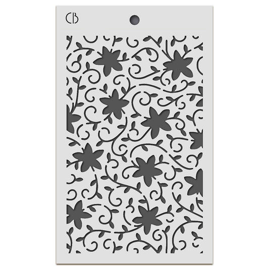 Ciao Bella Blessing Day 5x8 Inch Texture Stencil Corinth