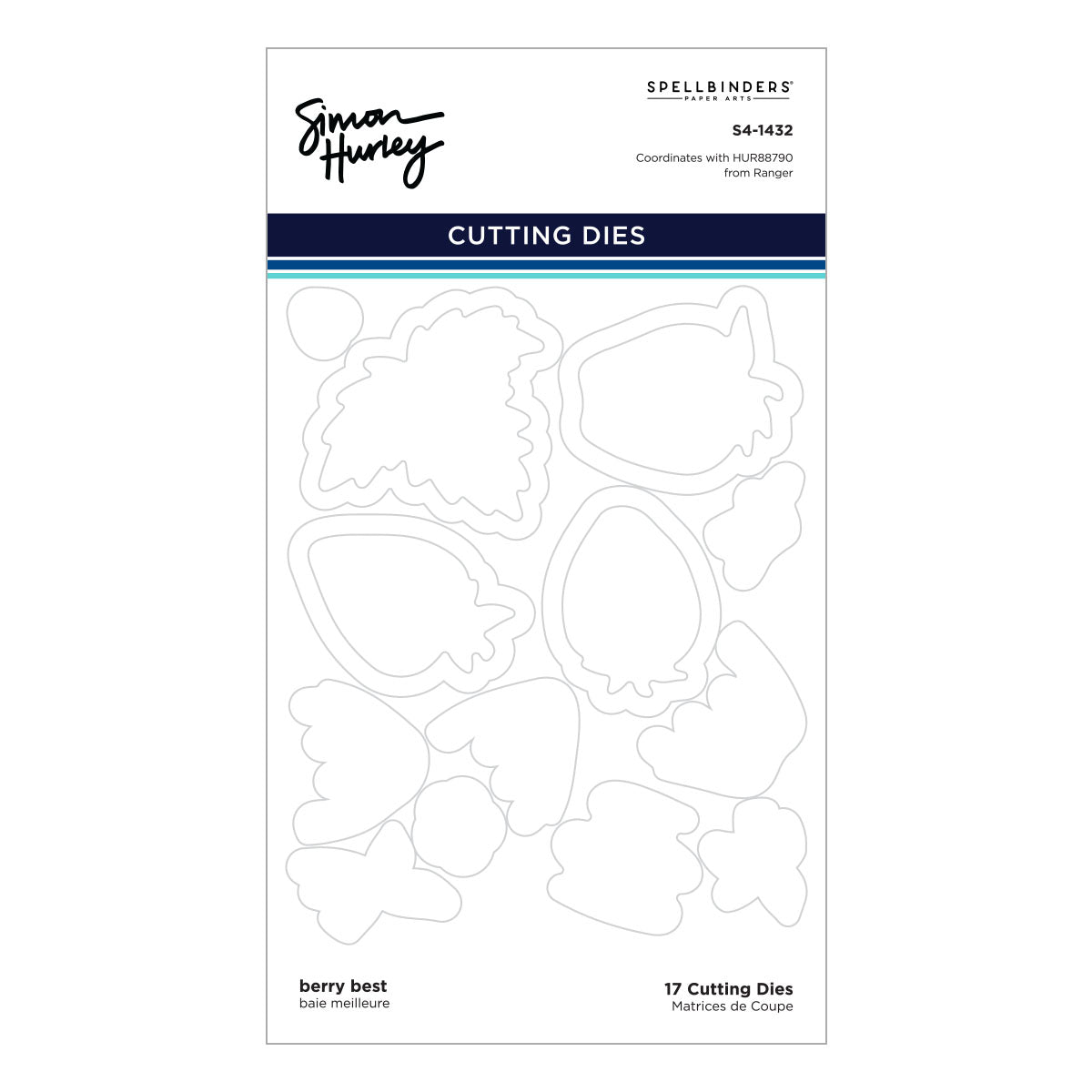 Ranger Simon Hurley Create Stamp Set + Matching Cutting-Dies