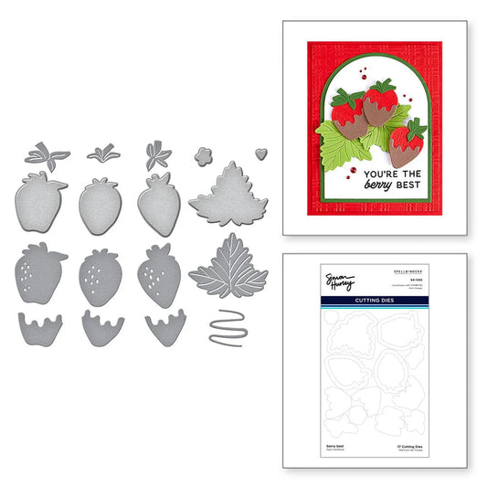 Simon Hurley create. Die Collection Spellbinders Paper Arts Berry Best Etched Dies - ship from 15th Jan