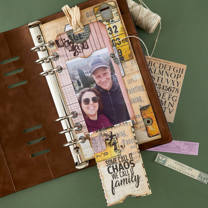 Spellbinders Turn the Page Etched Dies Torn Edges CardLab by Esther Glas