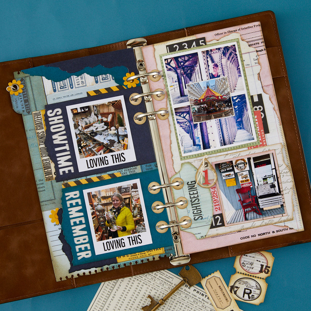Spellbinders Turn the Page Etched Dies Torn Edges with Tag by Esther Glas