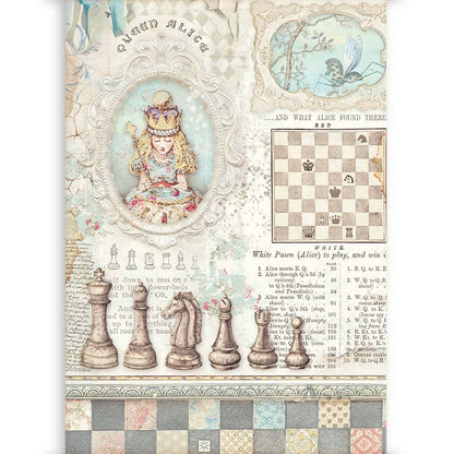 Pack 6 assorted acetate sheets A4 Alice A
