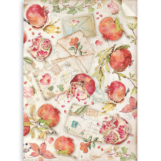 Stamperia Pack 6 assorted acetate sheets Casa Granada
