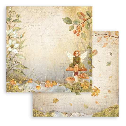 Stamperia Whispering Woods 12x12 Inch Paper Sheet Fairy (1pc)