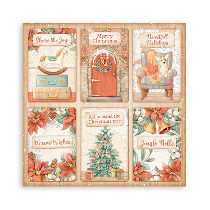 Stamperia Scrapbooking Pad 10 sheets 30.5 x 30.5 (12x12) All Around Christmas