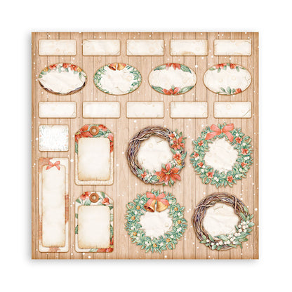 Stamperia Scrapbooking Pad 10 sheets 30.5 x 30.5 (12x12) All Around Christmas