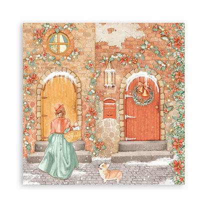 Stamperia Scrapbooking Pad 10 sheets 30.5 x 30.5 (12x12) All Around Christmas