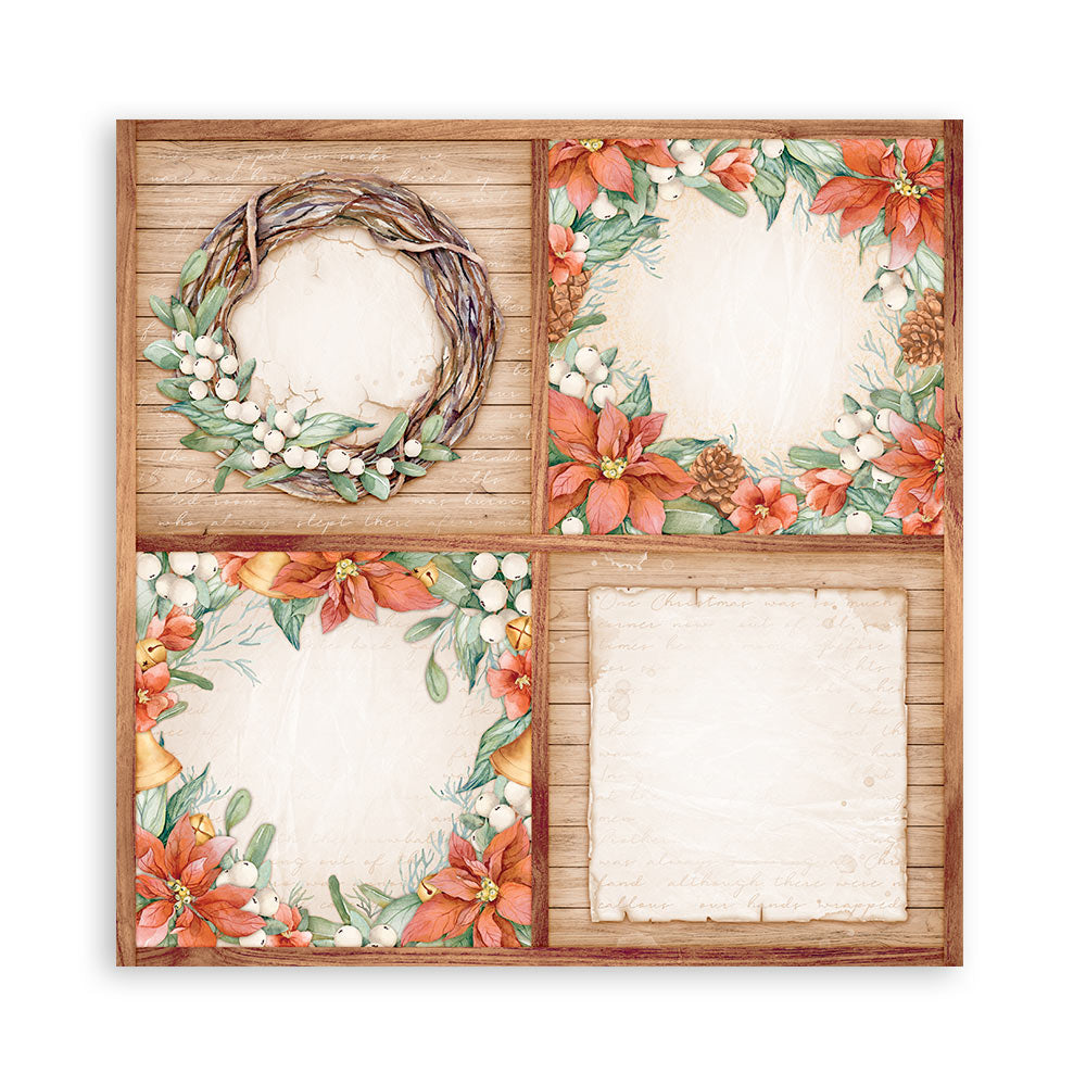 Stamperia Scrapbooking Pad 10 sheets 30.5 x 30.5 (12x12) All Around Christmas