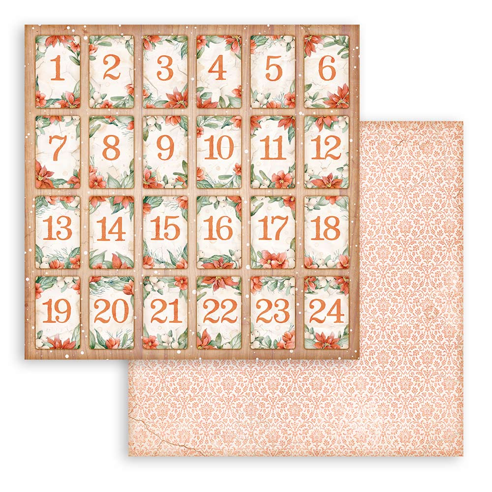 Stamperia Scrapbooking Pad 10 sheets 30.5 x 30.5 (12x12) All Around Christmas