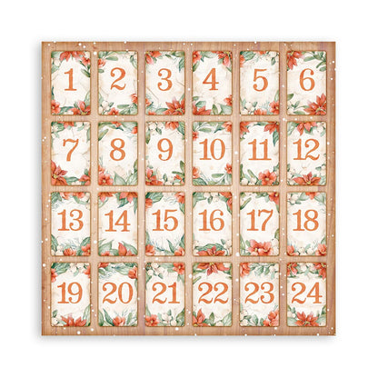 Stamperia Scrapbooking Pad 10 sheets 30.5 x 30.5 (12x12) All Around Christmas