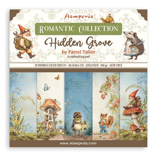 Stamperia Hidden Grove 12x12 Inch Paper Pack