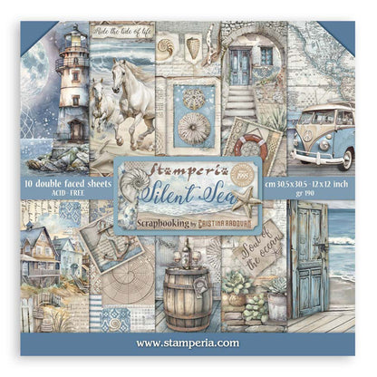 Stamperia Silent Sea 12x12 Inch Paper Pack