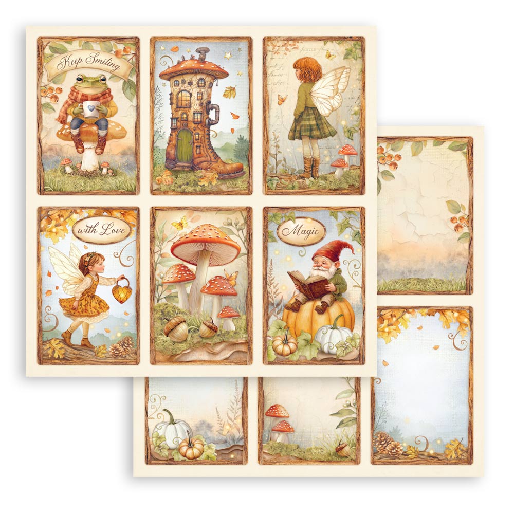 Stamperia Whispering Woods 12x12 Inch Paper Pack