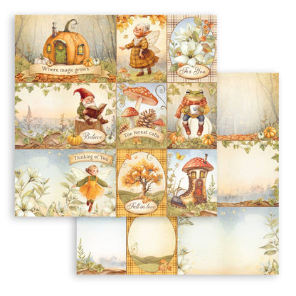 Stamperia Whispering Woods 12x12 Inch Paper Pack