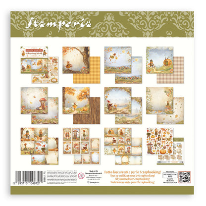 Stamperia Whispering Woods 12x12 Inch Paper Pack