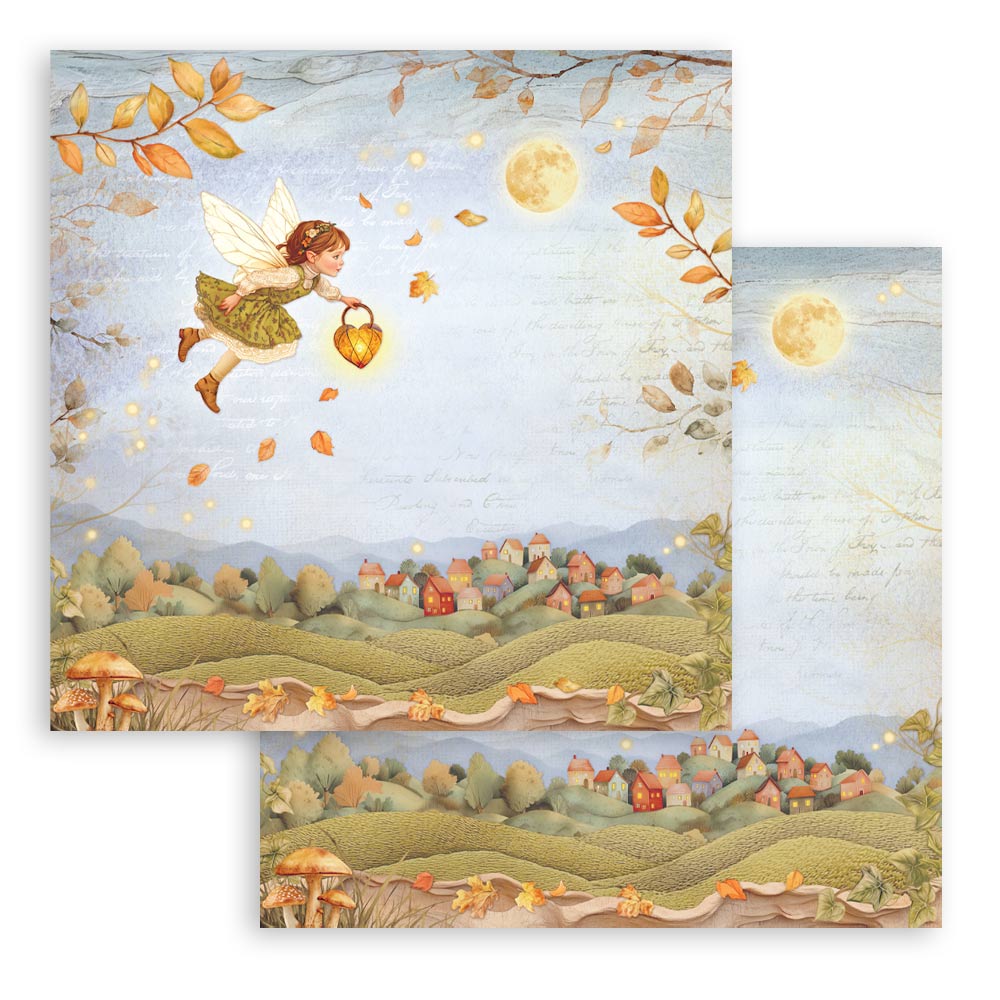 Stamperia Whispering Woods 12x12 Inch Paper Pack