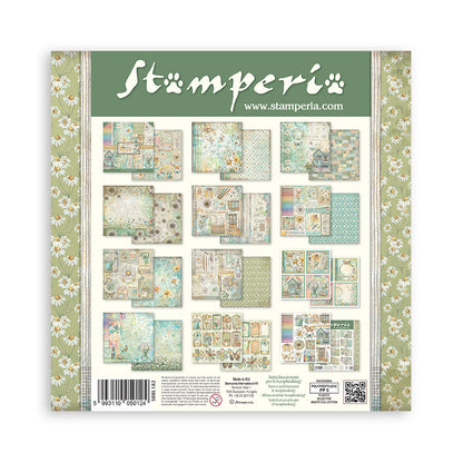Stamperia Daisy Art 12x12 Inch Paper Pack