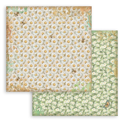 Stamperia Daisy Art 12x12 Inch Paper Pack Maxi Background Selection