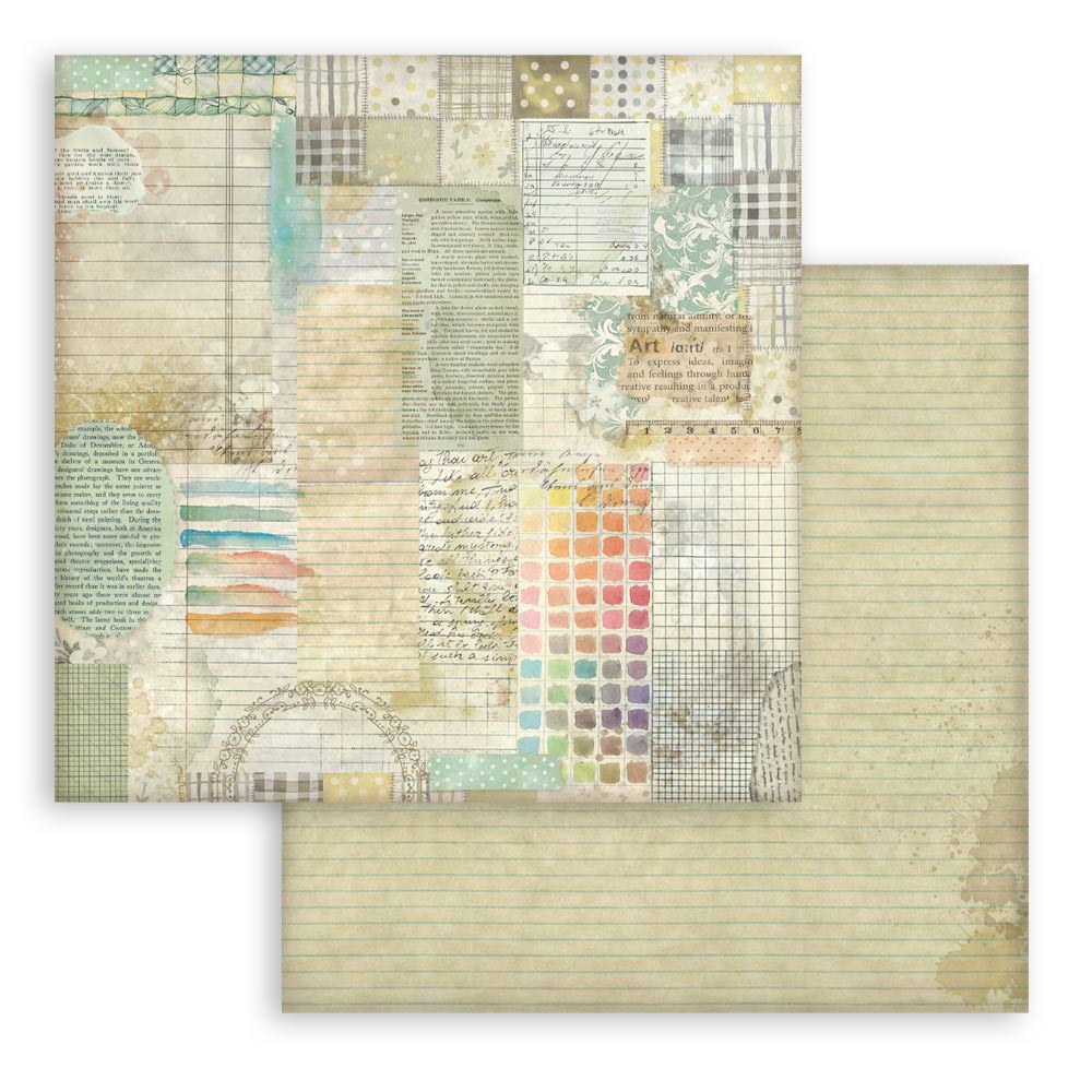 Stamperia Daisy Art 12x12 Inch Paper Pack Maxi Background Selection