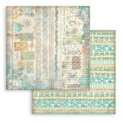 Stamperia Daisy Art 12x12 Inch Paper Pack Maxi Background Selection