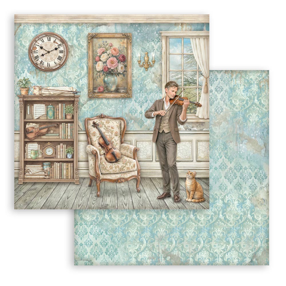 Stamperia Symphony 12x12 Inch Paper Pack by Sara Alcobendas