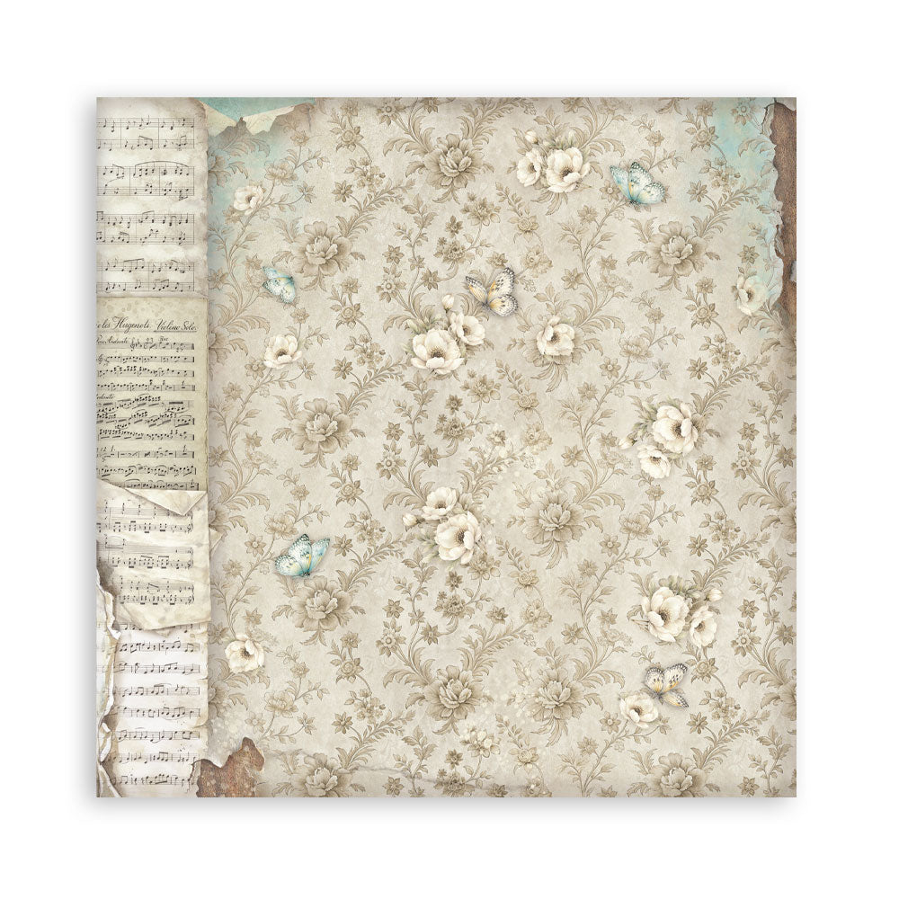 Stamperia Symphony 12x12 Inch Paper Pack Maxi Background Selection by Sara Alcobendas