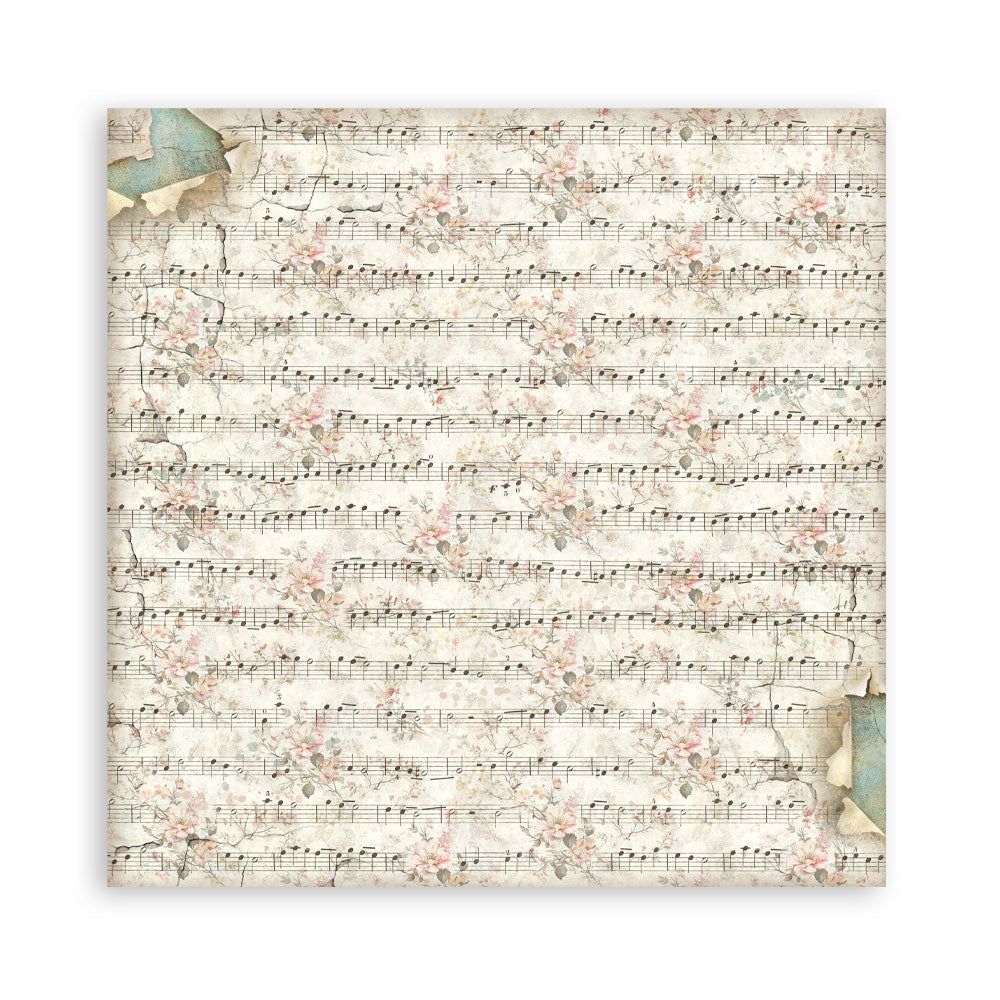 Stamperia Symphony 12x12 Inch Paper Pack Maxi Background Selection by Sara Alcobendas