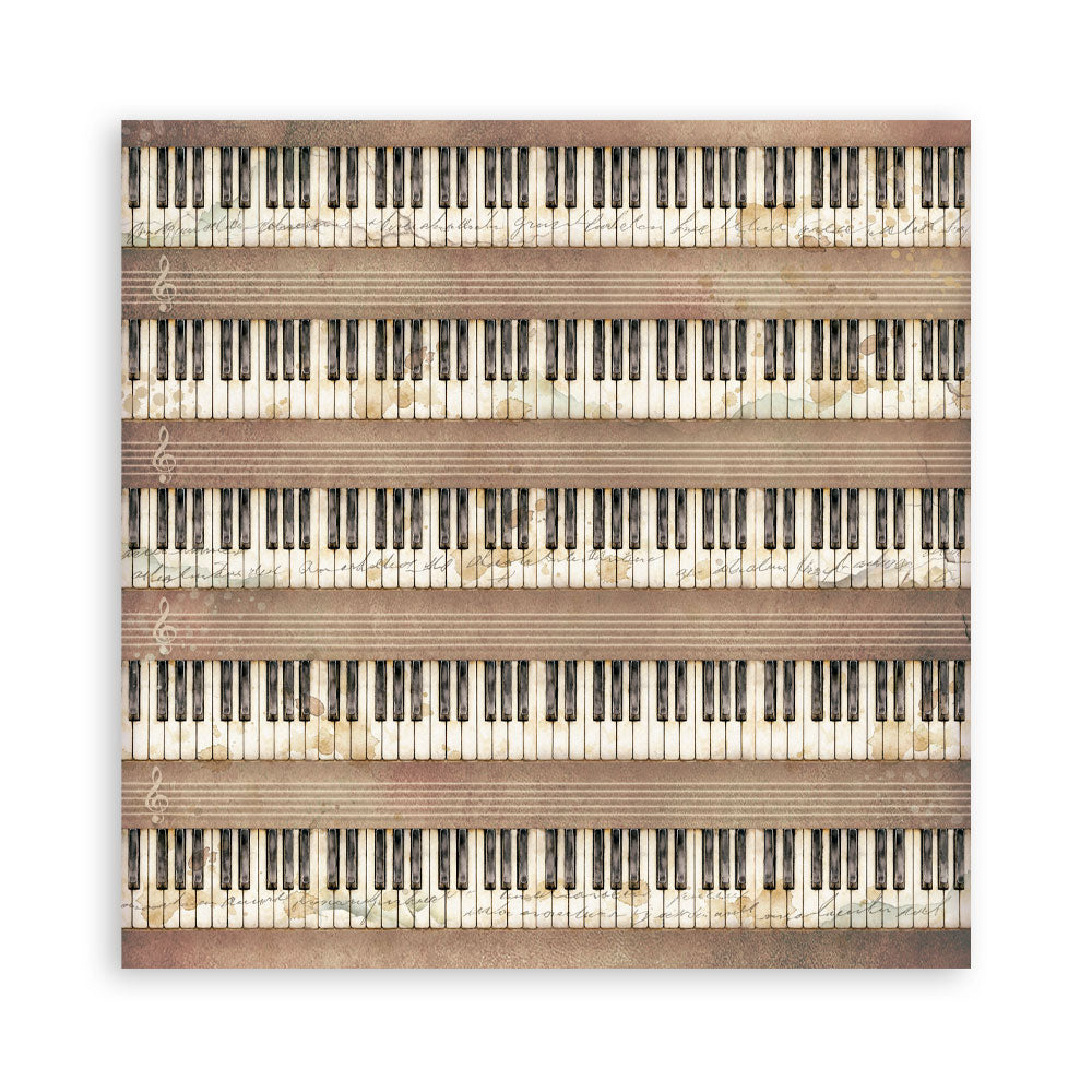 Stamperia Symphony 12x12 Inch Paper Pack Maxi Background Selection by Sara Alcobendas
