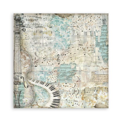 Stamperia Symphony 12x12 Inch Paper Pack Maxi Background Selection by Sara Alcobendas