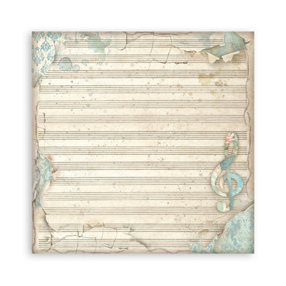 Stamperia Symphony 12x12 Inch Paper Pack Maxi Background Selection by Sara Alcobendas