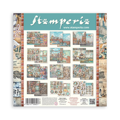 Stamperia Furry Friends 2 12x12 Inch Paper Pack by Antonis Tzanidakis