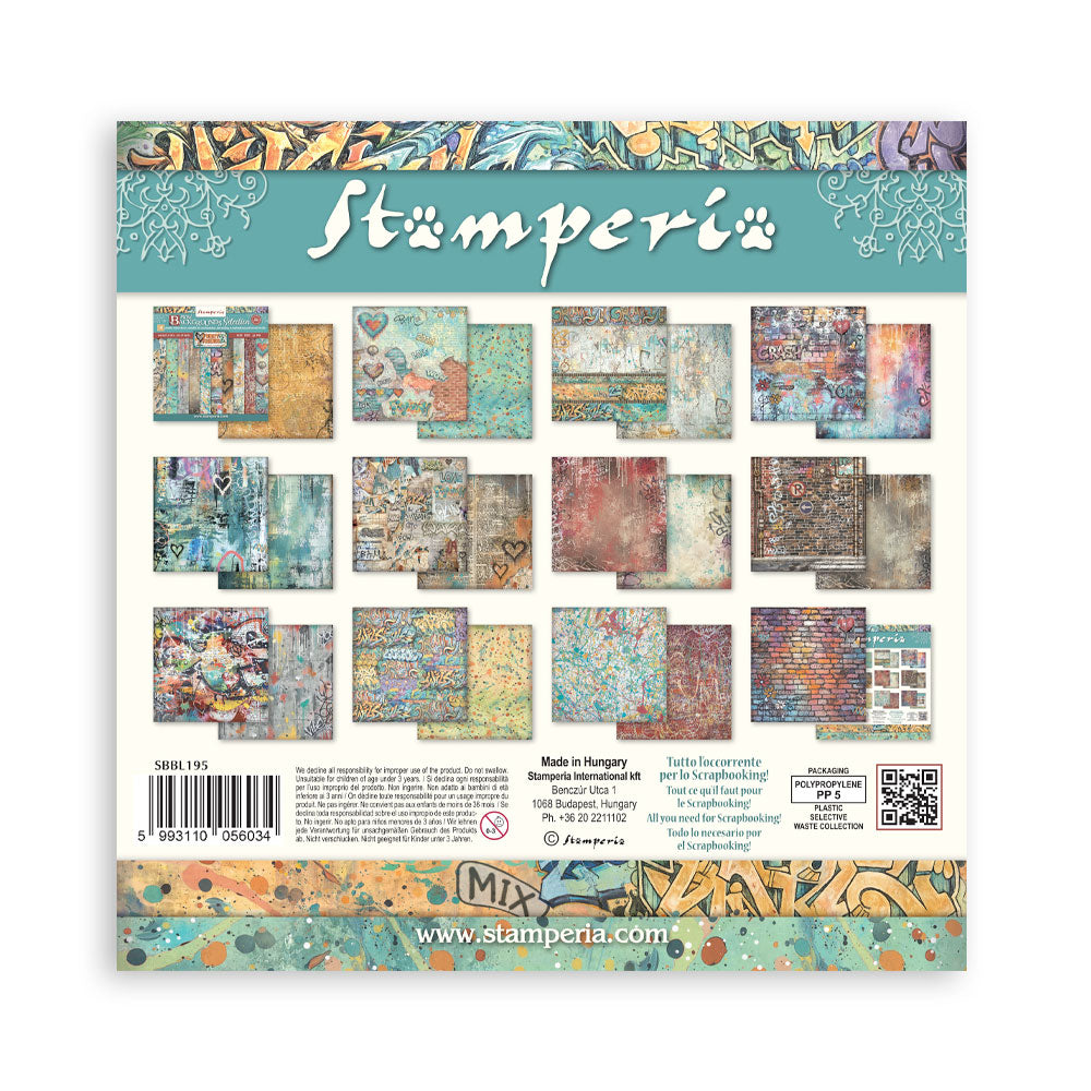 Stamperia Furry Friends 2 12x12 Inch Paper Pack Maxi Background Selection by Antonis Tzanidakis