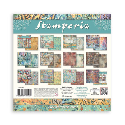 Stamperia Furry Friends 2 12x12 Inch Paper Pack Maxi Background Selection by Antonis Tzanidakis