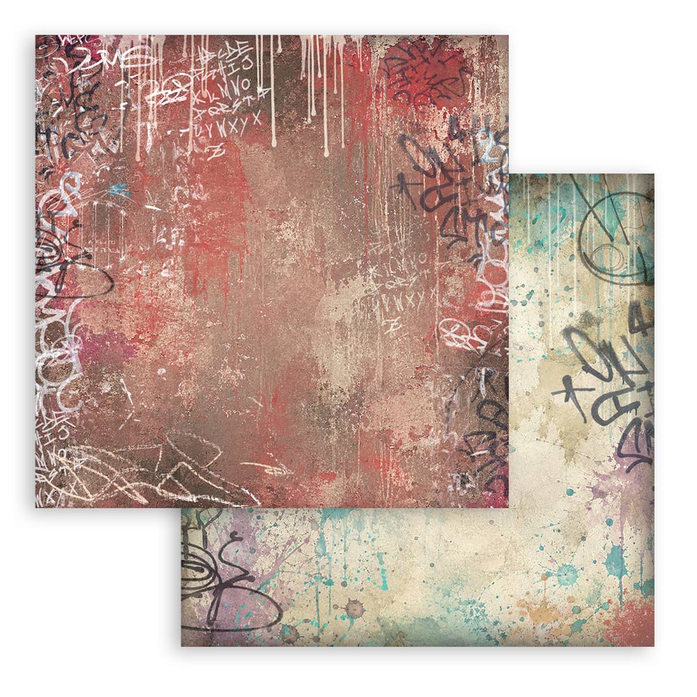 Stamperia Furry Friends 2 12x12 Inch Paper Pack Maxi Background Selection by Antonis Tzanidakis