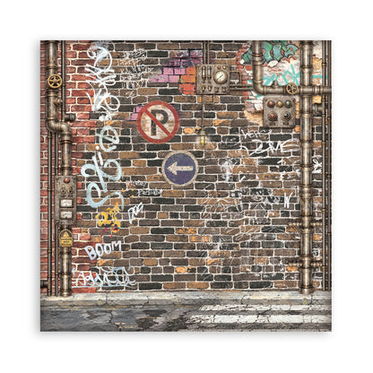 Stamperia Furry Friends 2 12x12 Inch Paper Pack Maxi Background Selection by Antonis Tzanidakis
