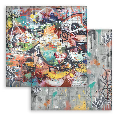 Stamperia Furry Friends 2 12x12 Inch Paper Pack Maxi Background Selection by Antonis Tzanidakis