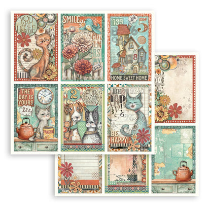 Stamperia Furry Friends 8x8 Inch Paper Pack