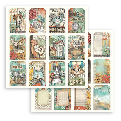 Stamperia Furry Friends 8x8 Inch Paper Pack