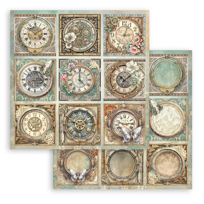 Stamperia Gardens of Time 8x8 Inch Paper Pack (SBBS141)